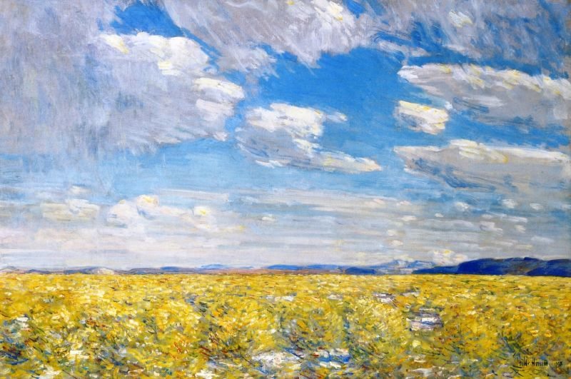 childe hassam Afternoon Sky, Harney Desert